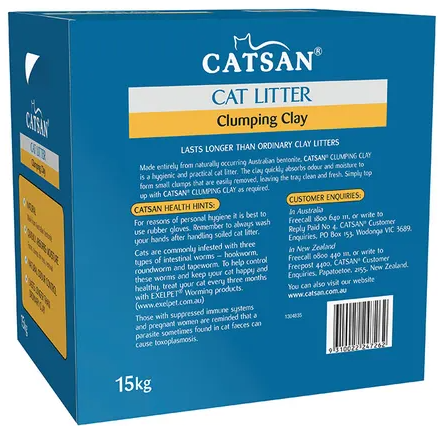 CATSAN CAT ULTRA CLUMPING CLAY 15KG