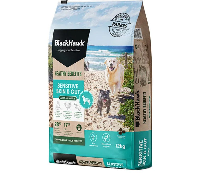 Healthy Benefits Dog Food - Sensitive Skin and Gut 12kg