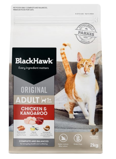 BLACK HAWK CAT CHICKEN KANGAROO 2KG