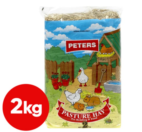 Peters Pasture Hay Food & Bedding For Rabbits & Guinea Pigs 2kg