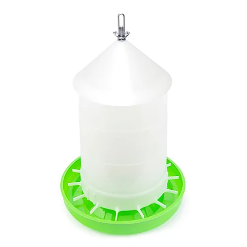 SUSPENSION POULTRY FEEDER WITH LID