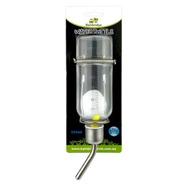Glass Water Bottle Small Animal - 175ml