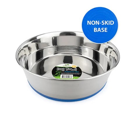 BAINBRIDGE DOG BOWL S.S. NON SKID 2.7LT