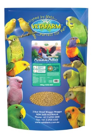 VETAFARM PARADISE PELLETS 2KG