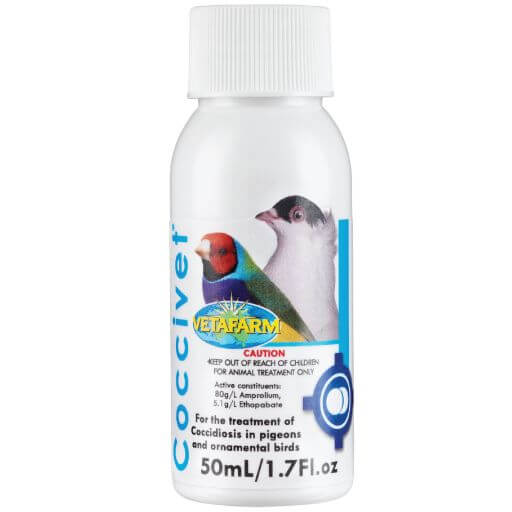 VETAFARM COCCIVET 50ML - Treatment for Pet Birds