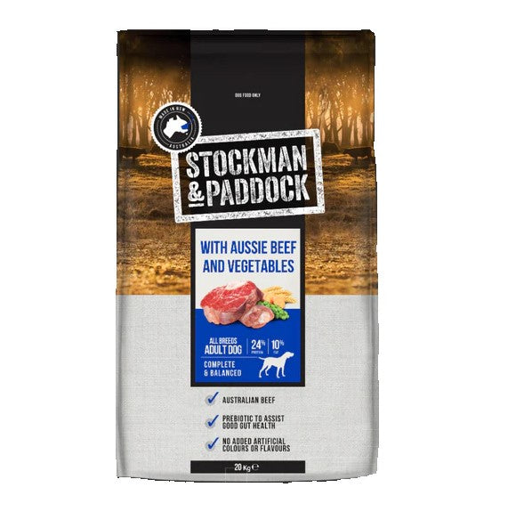 Stockman Paddock Aussie Beef & Veg 20kg