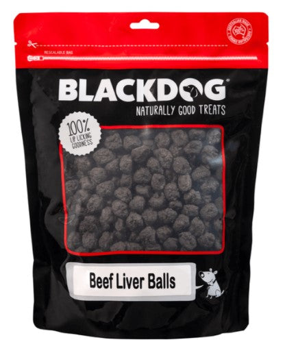 BLACKDOG TREAT BEEF LIVER BALLS 250G