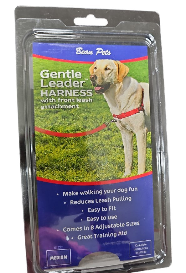 BEAU PETS GENTLE LEADER EASY WALK DOG HARNESS MEDIUM