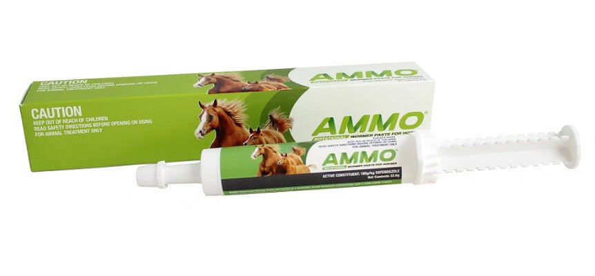 CEVA AMMO Rotational Wormer Paste for Horses (Green) 32.6g