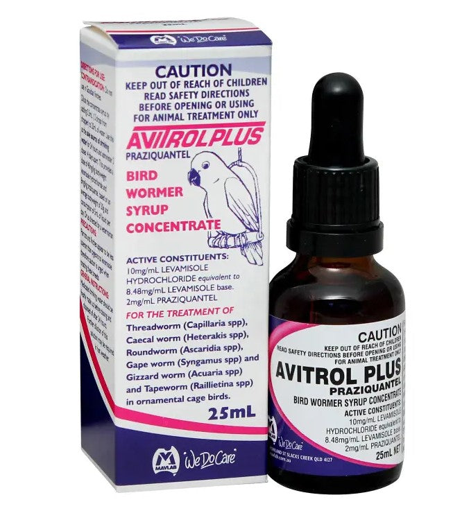 Avitrol Plus Bird Wormer Syrup 25ml