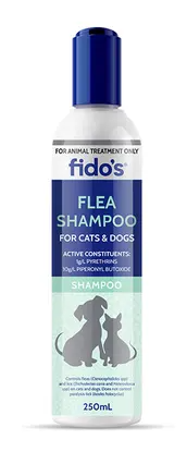 FIDO'S FLEA SHAMPOO FOR CATS & DOGS 250ML