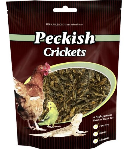  PECKISH DRIED CRICKETS 175G