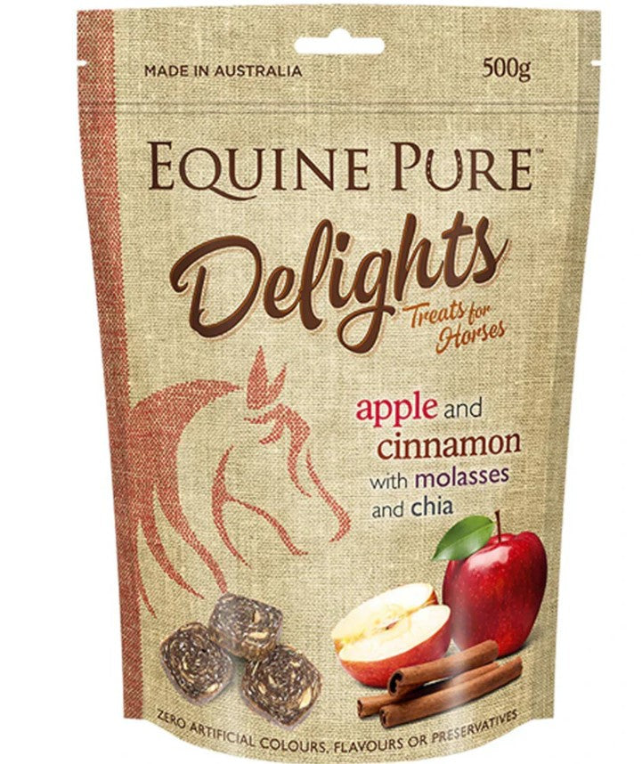 Equine Pure Delights Apple and Cinnamon Horse Treats 500g