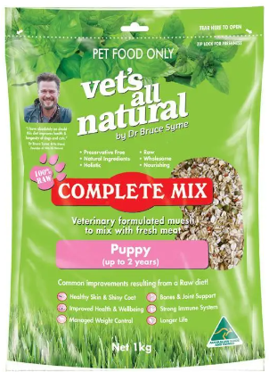 VETS ALL NATURAL COMPLETE MIX PUPPY 5KG