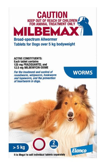 Milbemax Allwormer Tablets 2pack – Baba G's Farm - Main Image