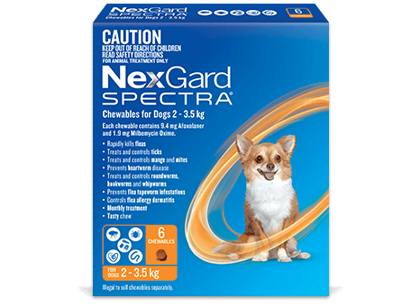 NEXGARD SPECTRA FOR DOGS 2-3.5KG 6S