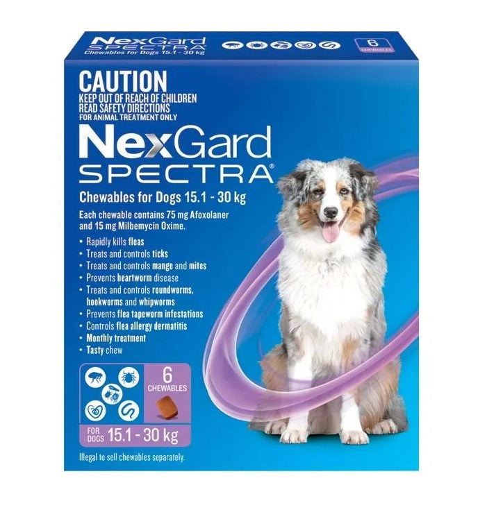 NexGard Spectra for Dogs 15.1 - 30kg