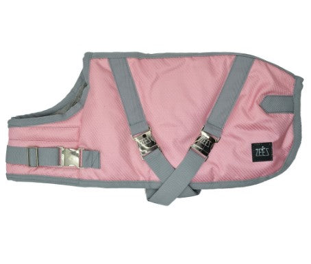 ZEEZ SUPREME DOG COAT FLAMINGO PINK