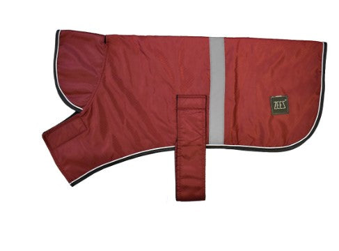 ZEEZ DAPPER DOG COAT WARM MAROON