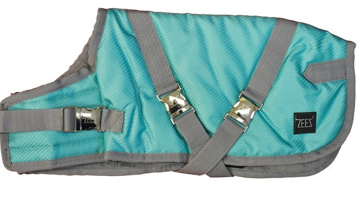 ZEEZ SUPREME DOG COAT MINT GREEN / GREY