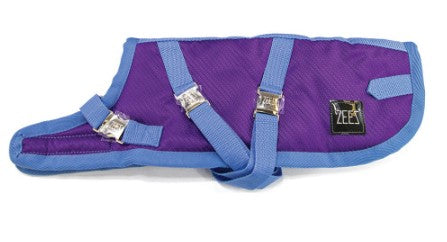 ZEEZ SUPREME DOG COAT GRAPE PURPLE/BLUE