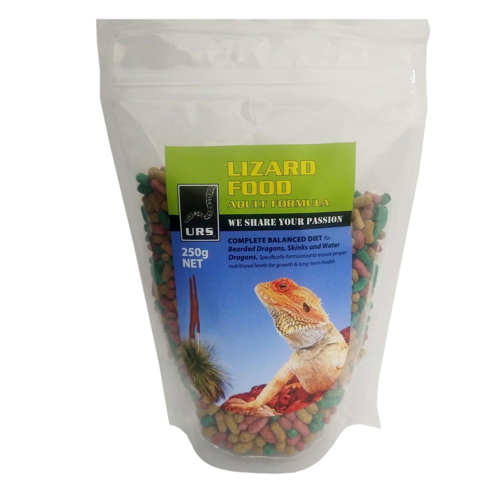 URS LIZARD FOOD ADULT 250g