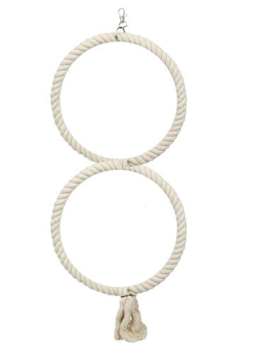 AVIAN CARE BIRD TOY ROPE RINGS DBL