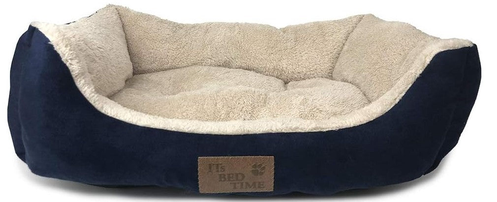 ITS BED TIME PLUSH DOZER BLUE BED