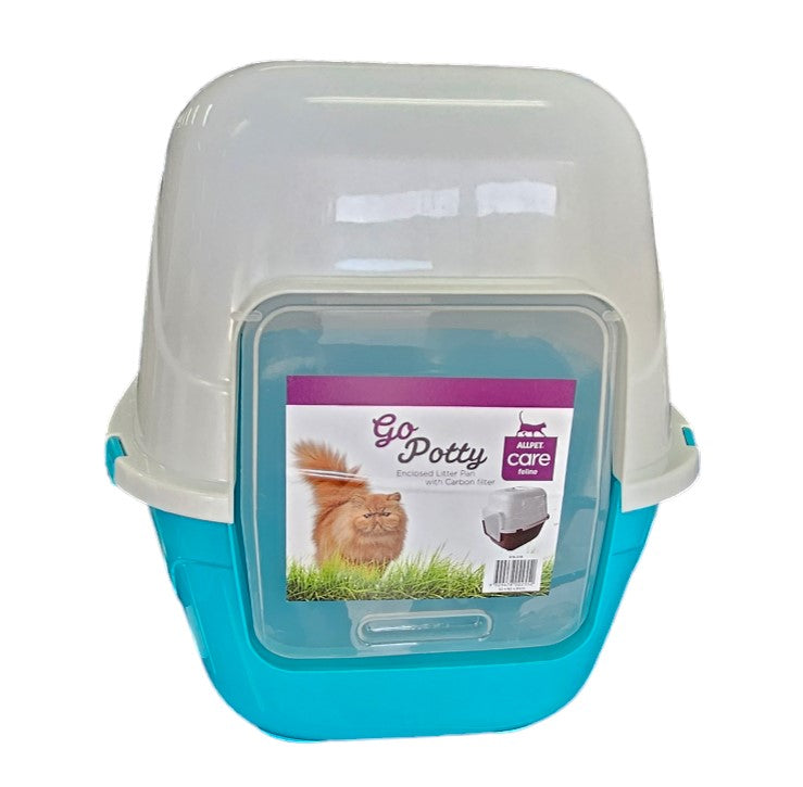 Allpet Enclosed Cat Litter Pan Large 52x62x51cm