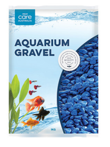 AQUARIUM GRAVEL ROCKS NEON BLUE 1KG 069