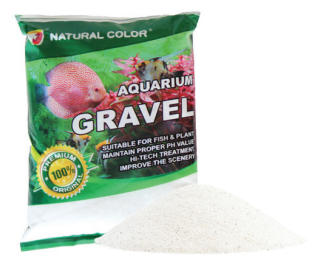 AQUARIUM GRAVEL SILICA WHITE 1KG 076