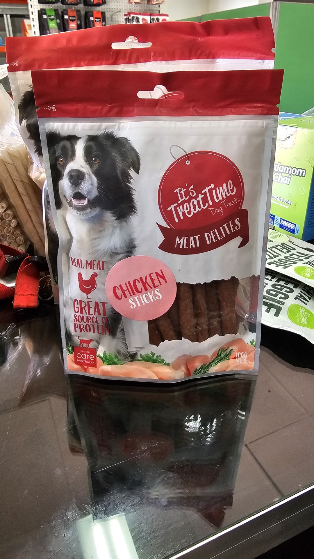 IT'S TREAT TIME CHICKEN STICK 100G BAG