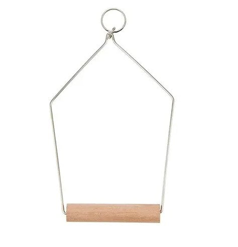 AVIAN CARE BIRD SWING WOOD/WIRE 10CM