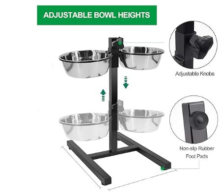 CANINE CARE DOG BOWL ADJUSTABLE DINER