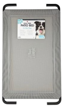 FLEA FREE PATIO BED GREY MEDIUM