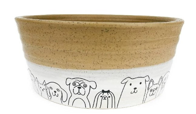 BARKLEY&BELLA BOWL CERAMIC POOCH