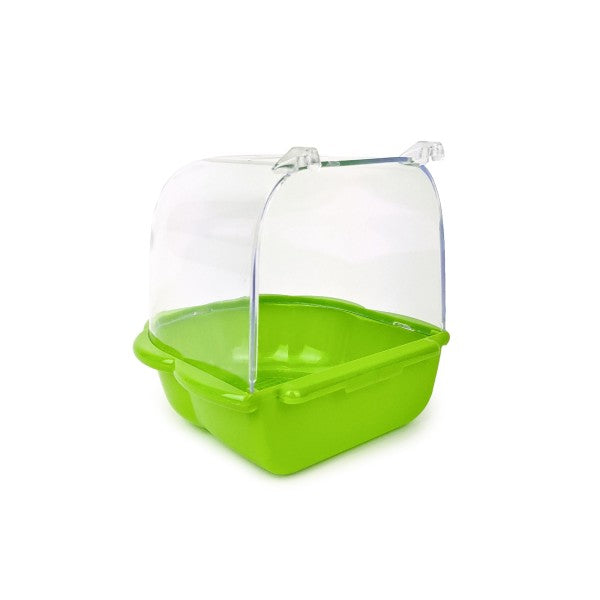 Allpet Bird Bath Green Enclosed