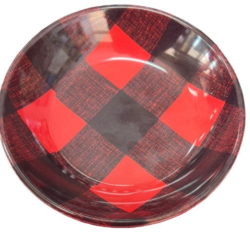 CATTITUDE SAUCER TARTAN