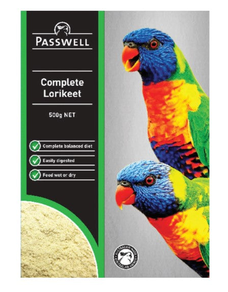 PASSWELL COMPLETE LORIKEET 500g