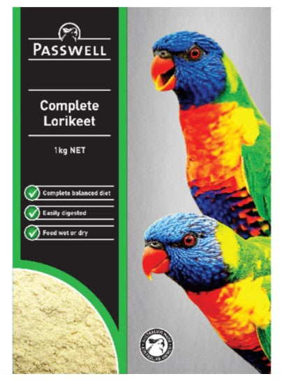 PASSWELL COMPLETE LORIKEET 500g