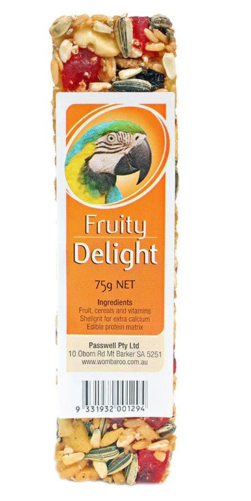 Passwell Avian Delights Bird Treat Bars - Fruity 75g