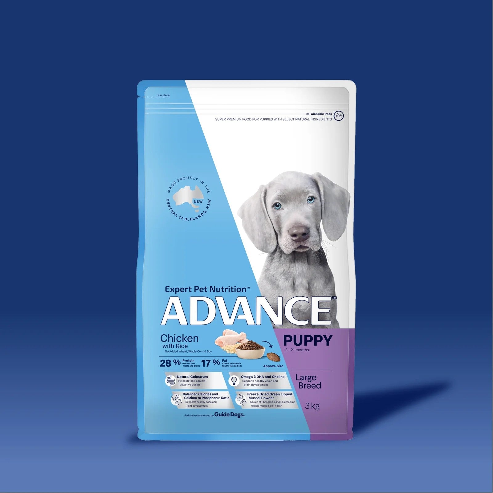 ADVANCE Puppy Large Breed Chicken with Rice 3KG