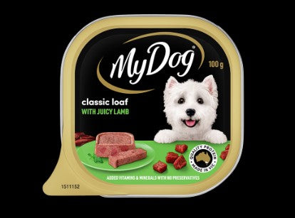 MyDog Classic Loaf Beef and Lamb 24 X 100g