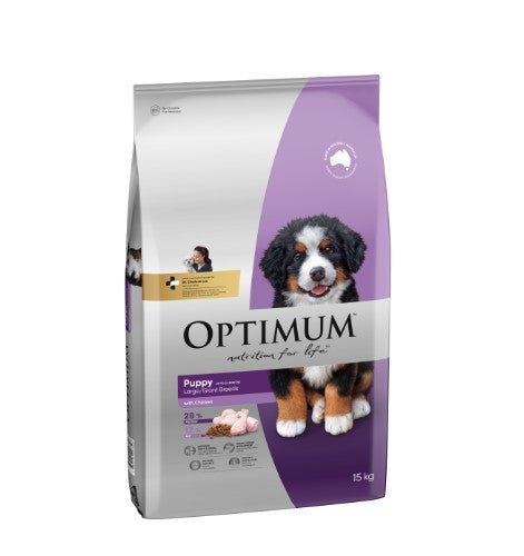 Optimum Puppy LARGE Breed Chicken 15kg