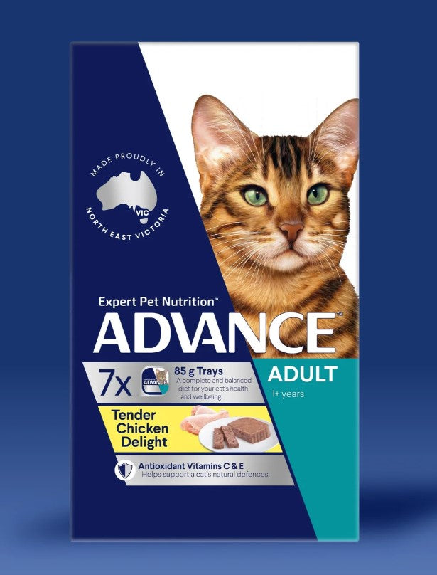 ADVANCE CAT WET ADULT CHICKEN 7x85g