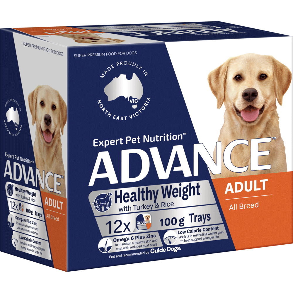 ADVANCE DOG ADULT HEALTHY WEIGHT ALL BREED 12 x 100g