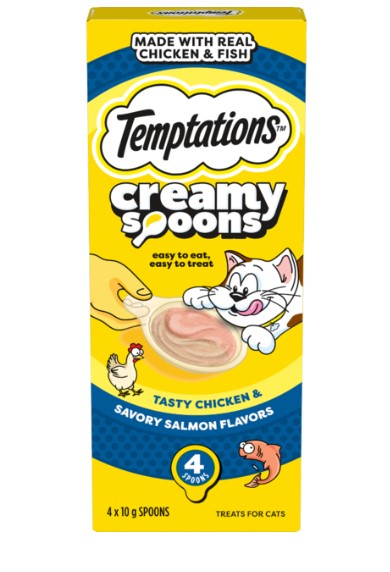 Temptations Creamy Spoons Chicken & Salmon