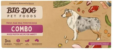 BIG DOG Combo Raw Food for Dogs 3KG