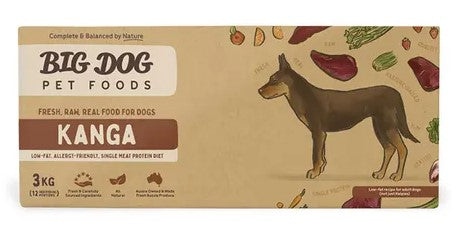 BIG DOG Kangaroo Raw Food for Dogs 3KG