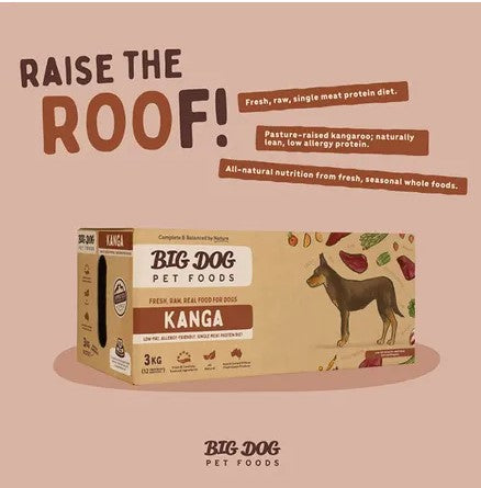 BIG DOG Kangaroo Raw Food for Dogs 3KG